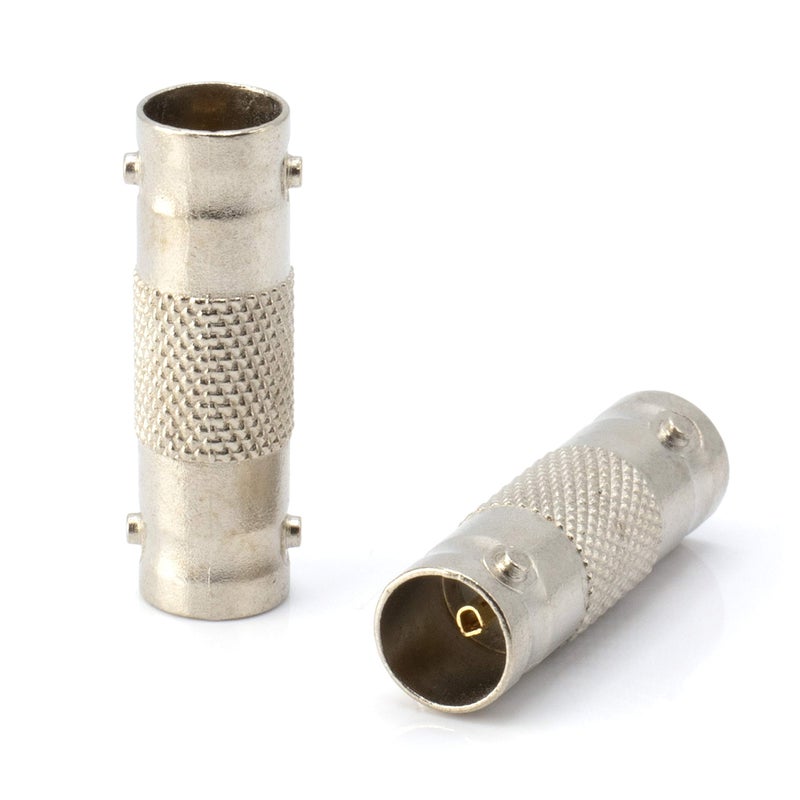 THE CIMPLE CO BNC Connectors, Female to Female Coupler - 10 Pack - (Barrel Connector) Adapter for Security Camera CCTV, SDI, HD-SDI - Image 1